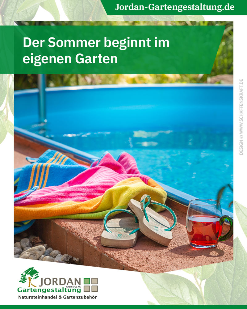 Pool im Garten